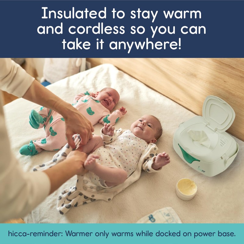 hiccapop Portable Baby Wipe Warmer, Baby Wipes Warmer for Babies