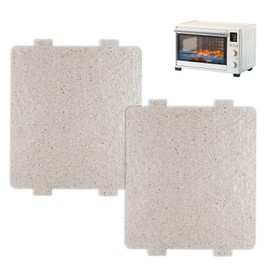 2 Pcs Microwave Waveguide Cover, Universal Mica Sheet Waveguide Cover Replacement Microwave Oven Parts Mica for Home Office Kitchen Restaurant(3.92 Inch x 4.6 Inch)