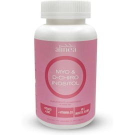 Alinea | Suplemento Alimenticio para Mujeres | Myo & D-Chiro Inositol, Relación Óptima 40:1 con Folato, Zinc y Vitamina D3 120 Cápsulas