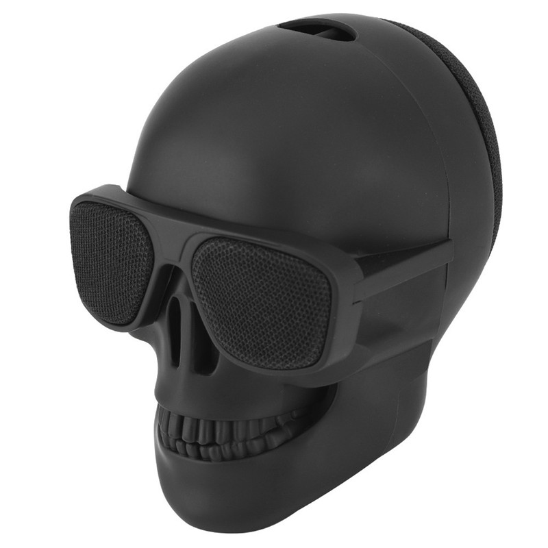 New Skull Head Speaker Portable Mini Wireless Bluetooth Stereo Speaker