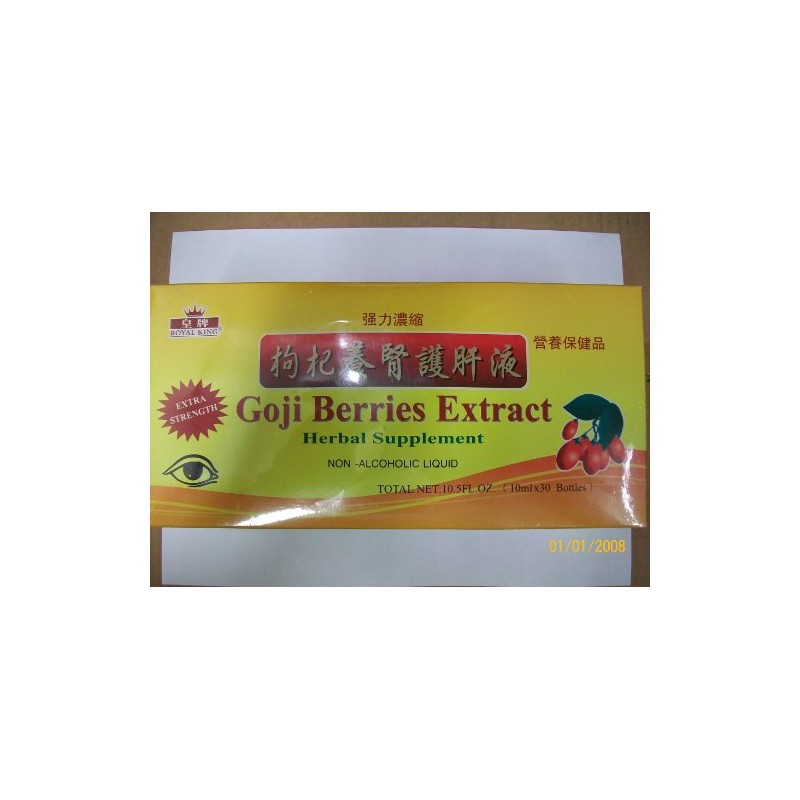 Royal King Goji Berry Extract 10.5 fl oz (10mlx30Btls)
