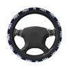 Steering Wheel Cover for Women Men Anti-Slip Breathable and Sweat