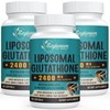 2400 MG Liposomal Glutathione Softgels, Max Absorption, Active Form L-Glutathione
