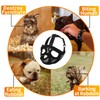 Short Snout Dog Muzzle - Adjustable Breathable Mesh Bulldog Muzzle,