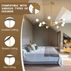 KAISITE Modern Sputnik Chandelier Ceiling Light Fixture 12-Light Gold Chandelier