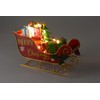 Home & Styling Metal LED Sleigh with Gifts