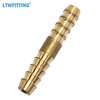 LTWFITTING Brass Barb Splicer Mender 1/4-Inch Hose ID Fitting for