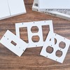 15pcs Wall Plate Insulation Gasket Wall Gasket Replacement Outlet Insulation