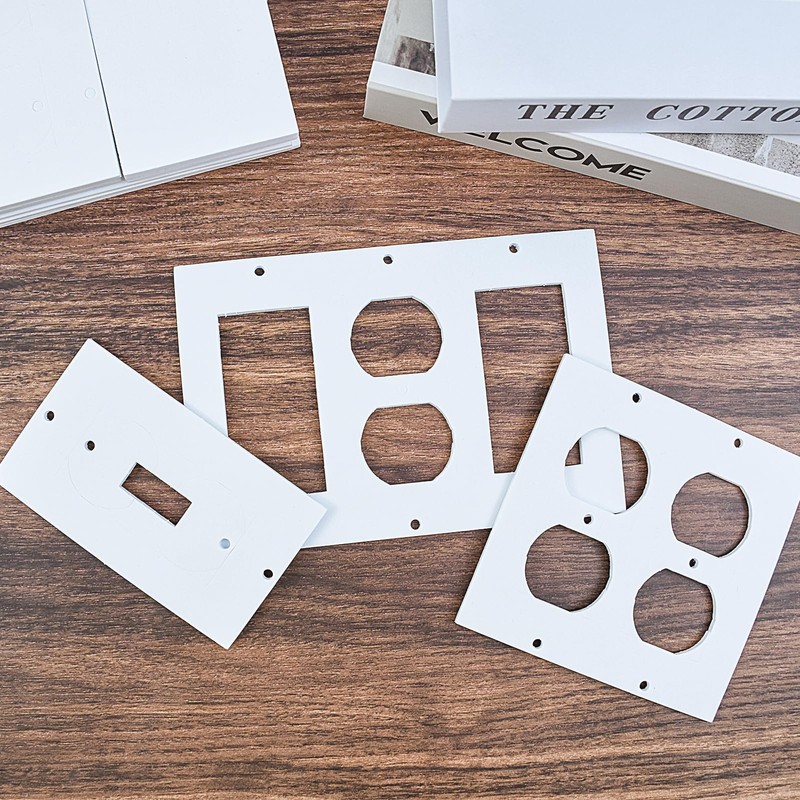 15pcs Wall Plate Insulation Gasket Wall Gasket Replacement Outlet Insulation