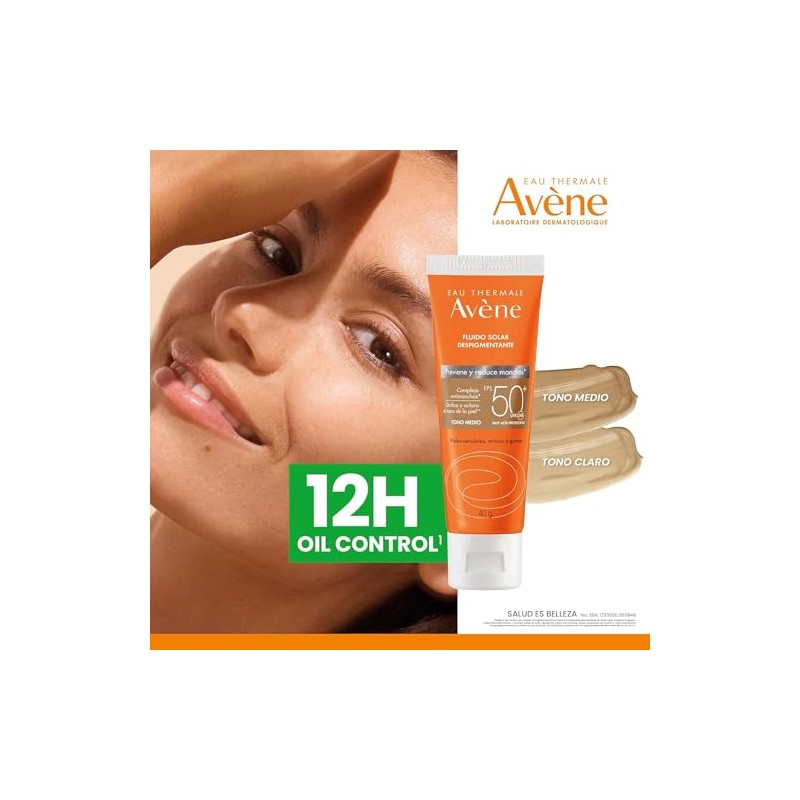 Avene Protector Solar Facial con Color FPS50+ Piel Mixta Tono