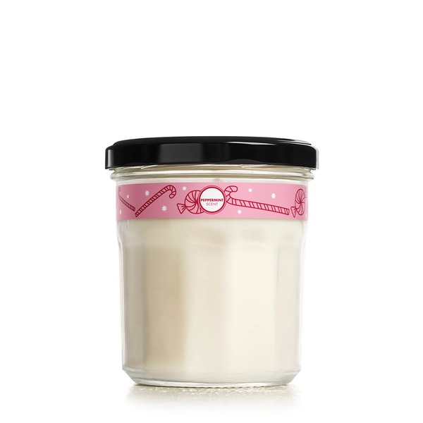 Mrs. Meyer's Soy Aromatherapy Candle, 35 Hour Burn Time, Made with Soy Wax and Essential Oils, Peppermint, 7.2 oz