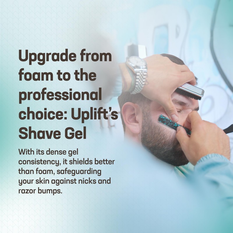 Uplift Provisions Clear Shaving Gel for Men & Women -