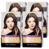 L'Oréal Paris Excellence Duo Cream Shared Gray Hair Dye, 5.14 Cool Ash Brown, 4 Pieces / 로레알파리 엑셀랑스 듀오크림 나눠쓰는 새치염색 염모제, 5.14 쿨애쉬브라운, 4개