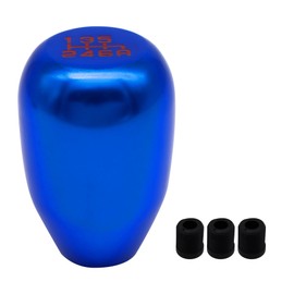 HISports Gear Shift Knob 6 Speed Gear Knob Cover Head Car Universal Manual Car Gear Shift Knob Shifter Lever Stick Racing Shift knob Gear Shift Head Shifter Knob Gear Shift Head Shifter (Blue)