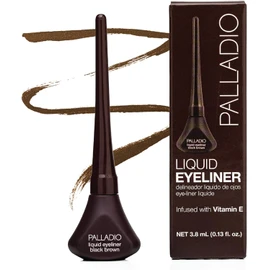 Palladio Delineador Líquido Altamente Pigmentado Resistente al Agua Black Brown