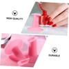 SAFIGLE 10Pcs Nail Art Finger Holder Rests for Home Salon