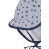 Sterntaler Peaked Hat with Ties and Neck Protection. (Casquette Avec