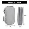 SMONT Cord Cable Organizer Travel Electronic Charger Bag Tech Pouch