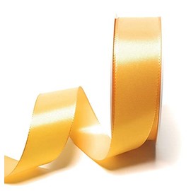 s.dekoda Taffeta Ribbon 50 m x 40 mm Yellow Decorative Ribbon Taffeta Gift Ribbon