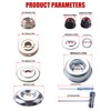 Gashwer 2 Pack 9" x36T Carbide Tipped Tip Brush Cutter