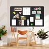 Large Bulletin Board - 60 x 36 Inches, Foldable Decorative