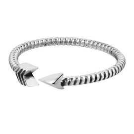 AeraVida Valiant Arrow Wrap .925 Sterling Silver Everyday Ring (9) | Elegant and Stylish Arrow Motif Women's Jewelry Accessory