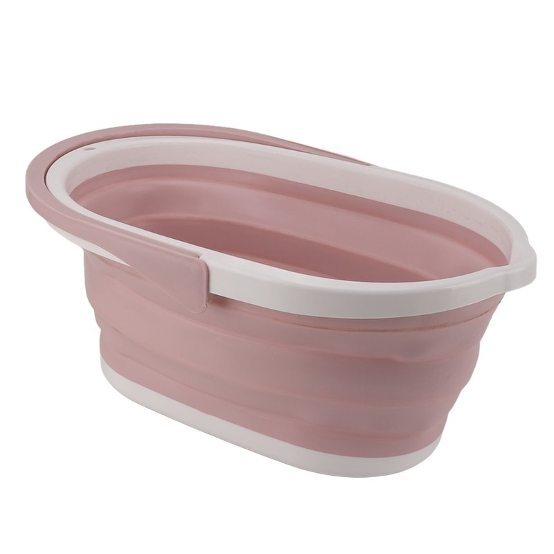 Collapsible Mop Bucket Sturdy PP Large Capacity Portable Handle Multifunction