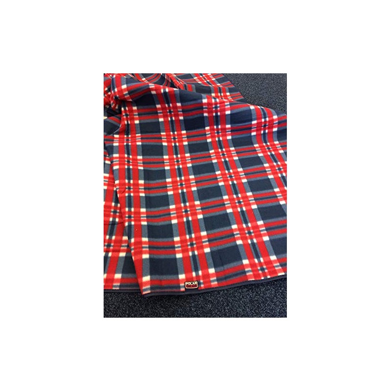 Polar Gear Navy Check Superior Picnic Rug Picnic Blanket