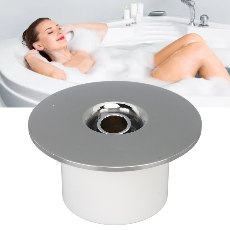 2 Inch Shower Head Adapter Wall Mounting Stainless Steel Water