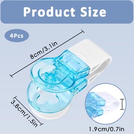 4Pcs Pill Pusher, Blister Pack Opener, Pill Popper for Blister Packs, No Touch Easy to Take Pill Out No Contact Small Pills Remover for Elderly Travel Arthritis Patients