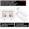 (1 Pack) Lidertik Washing Machine Outlet Box PEX-B with Hammer