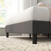 Zinus Curtis Upholstered Platform Bed Frame, Mattress Foundation, Wood Slat