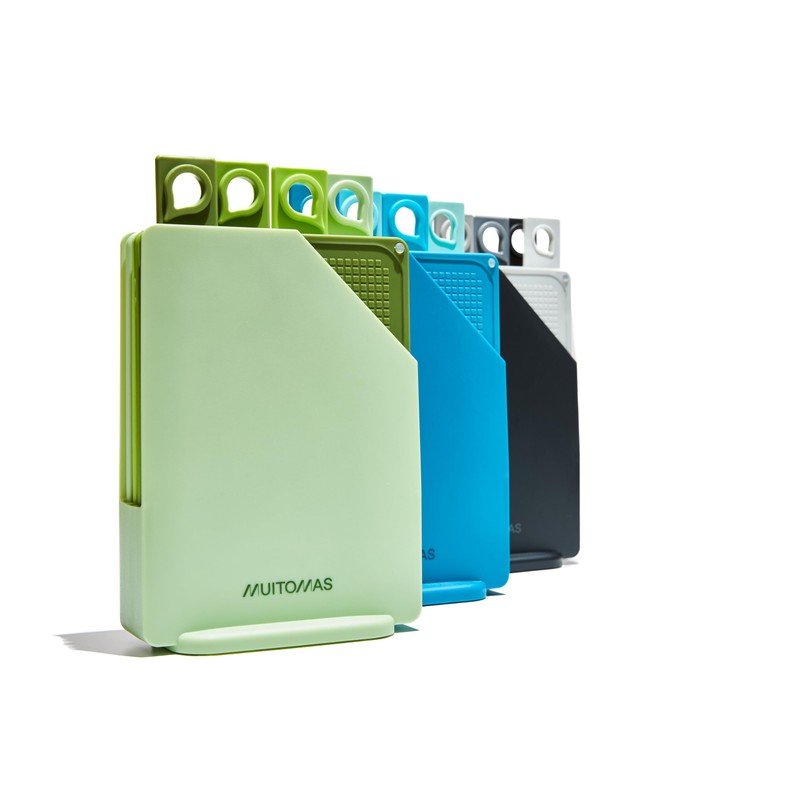 Muitomas, Colorful Chopping Boards for Kitchen, Hard Plastic Cut-resistant Cutting