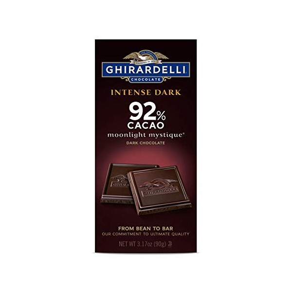 Ghirardelli, Intense Dark 92% Cacao Moonlight Mystique, 3.17 oz