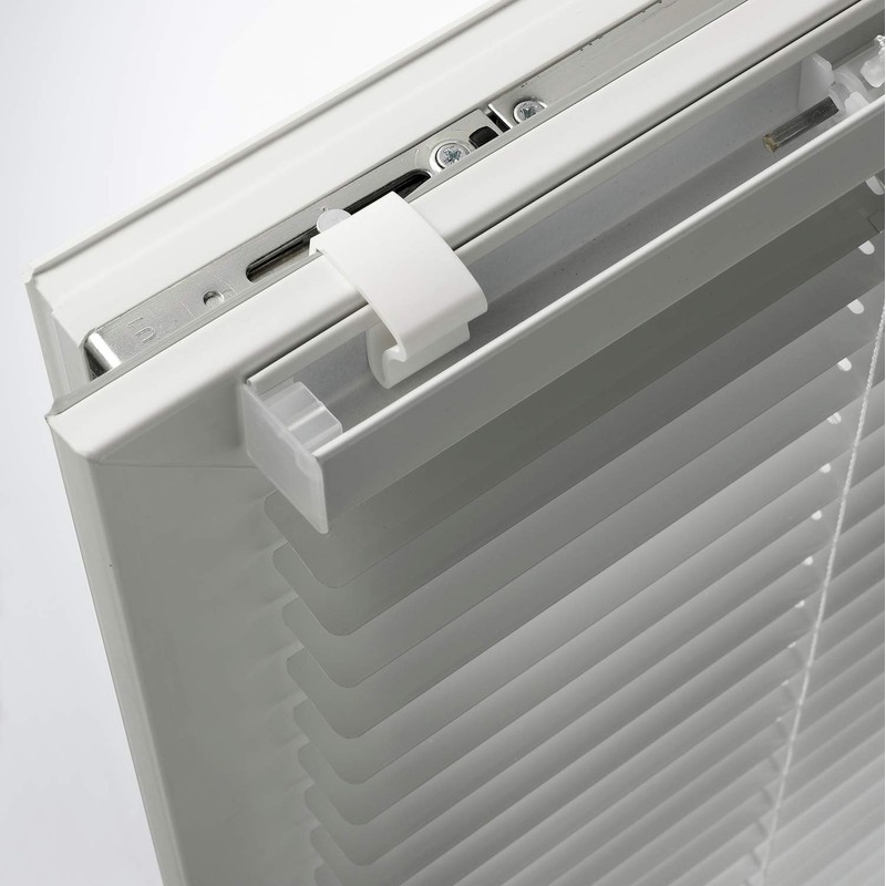GARDINIA 6 x Universal Aluminium Venetian Blind Clamp Brackets Mounting