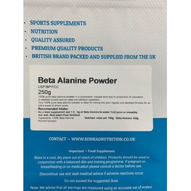Beta Alanine Pure Powder USP Grade (250g)