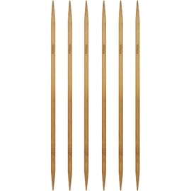 6Pcs 4mm Wooden Double Pointed Knitting Needles US Size 6 for DIY Yarn Craft Set,Socks,Sweater, Nice Gift for Women Adults Kids Children Beginners