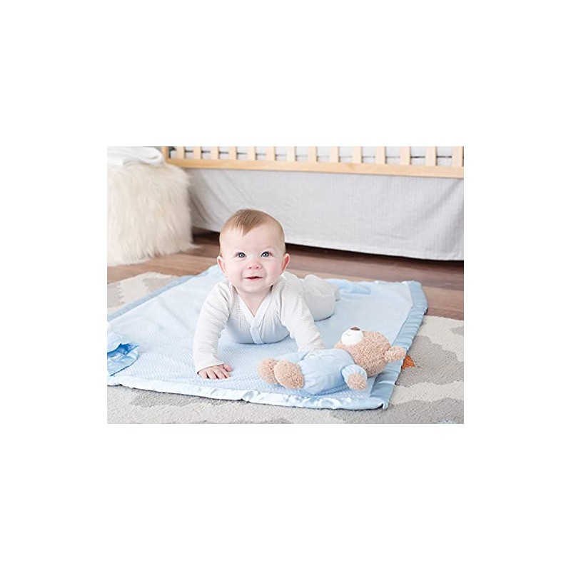 Little Me Plush Bear Rattle with Thank Heaven for Little