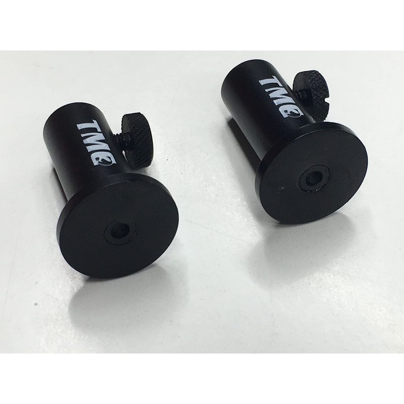 TMC 2 x Anodized Aluminium Stage stands with locking nuts,