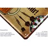 Tin Sign 15 x 21 cm Caution - from 0