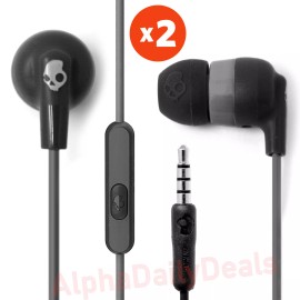 Skullcandy 2 Pack Skullcandy Ink'd+ Wired Earbuds with Mic for Android - Black