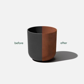 Veradek Patina Series Kona Planter - Round Planter for Outdoor Porch/Garden | Naturally Rusting Planter for All-Weather Use