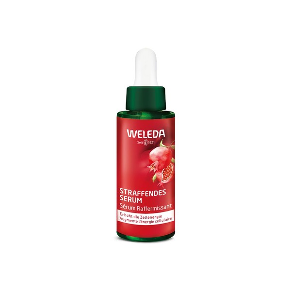 Weleda Pomegranate Firming Serum, 1.0 fl oz (30 ml), Serum, Slightly Sweet, Mellow Scent, Naturally Derived Ingredients, Organic