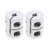 VGOL 2PCS 5mm to 8mm Shaft Couplers Aluminum Alloy Casing