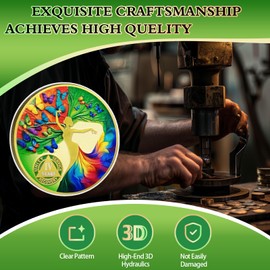 4 Years Sobriety Chip Butterfly Tree of Life AA Coins and Medallion Alcoholics Anonymous Coin Serenity Prayer Coin Recovery Anniversary Token Sobriety Gifts for Women Men