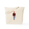 CafePress Lumberjack Logging Man Axe Tote Bag Reusable Natural Beige
