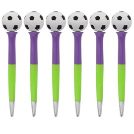Fidget Pen Set with Rotating Balls, 6 Pack, Stress Relief Pens for Students and Adults (COCCER)