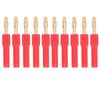 10Pcs Banana Plug 4.0mm Male to 2mm Female Connector 30V