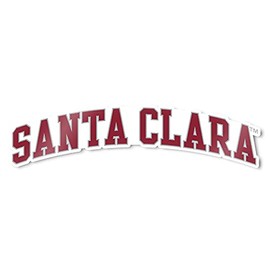 Santa Clara University SCU Broncos Vinyl Decal Laptop Water Bottle Car Scrapbook (Sticker - 8)