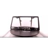 KA Laser Engraved Fit Toyota Mirror Matte Black License Plate